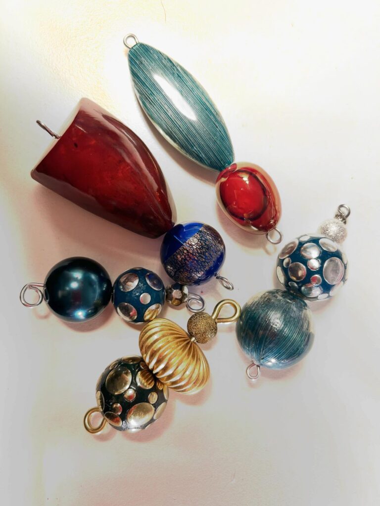 Set di elementi decorativi pendenti